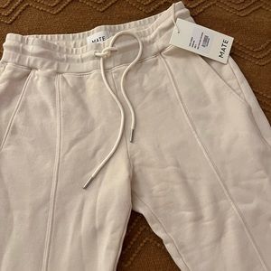 Joggers (White, Small, Mate the Label, Brand New)